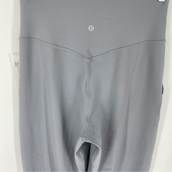 NWT Lululemon Align Wide Leg Super High Rise Crops 23” in Rhino Gray Sz 6 *READ* - Picture 7 of 10